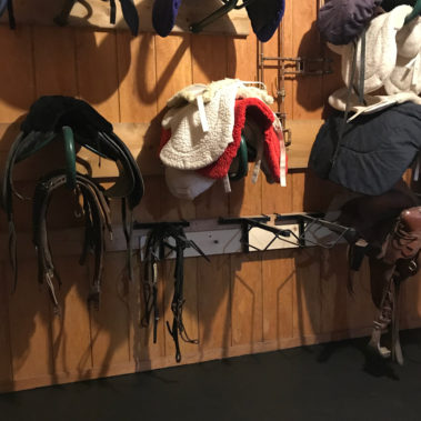 Alaska Horse Ranch Indoor Tack Room