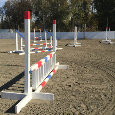 Alaska Horse Ranch Jumping Course