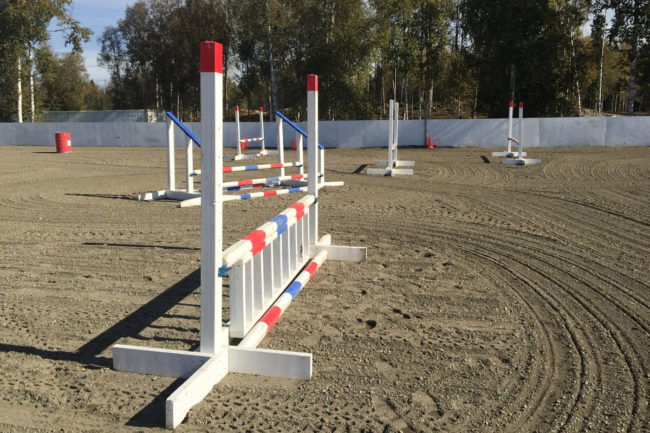 Alaska Horse Ranch Jumping Course