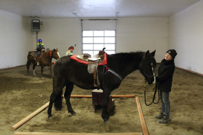 Alaska Horse Ranch Indoor Riding Facility