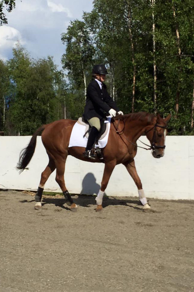 Alaska Horse Ranch Dressage Riding Facility